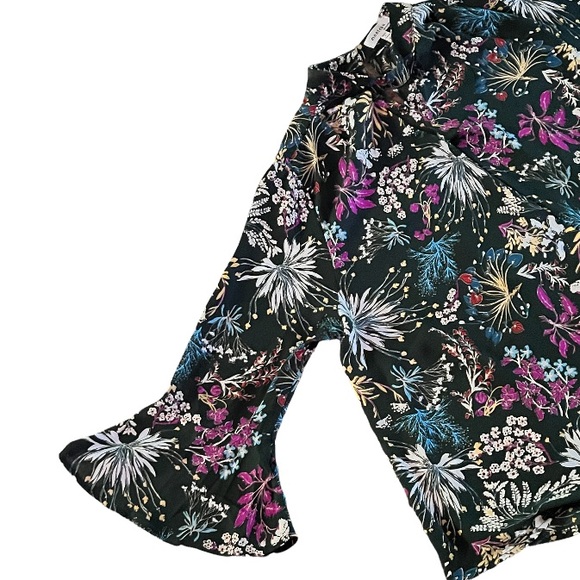 Monteau long sleeve blouse choker collar/bell sleeves Sz Juniors XL fits… - Picture 5 of 9